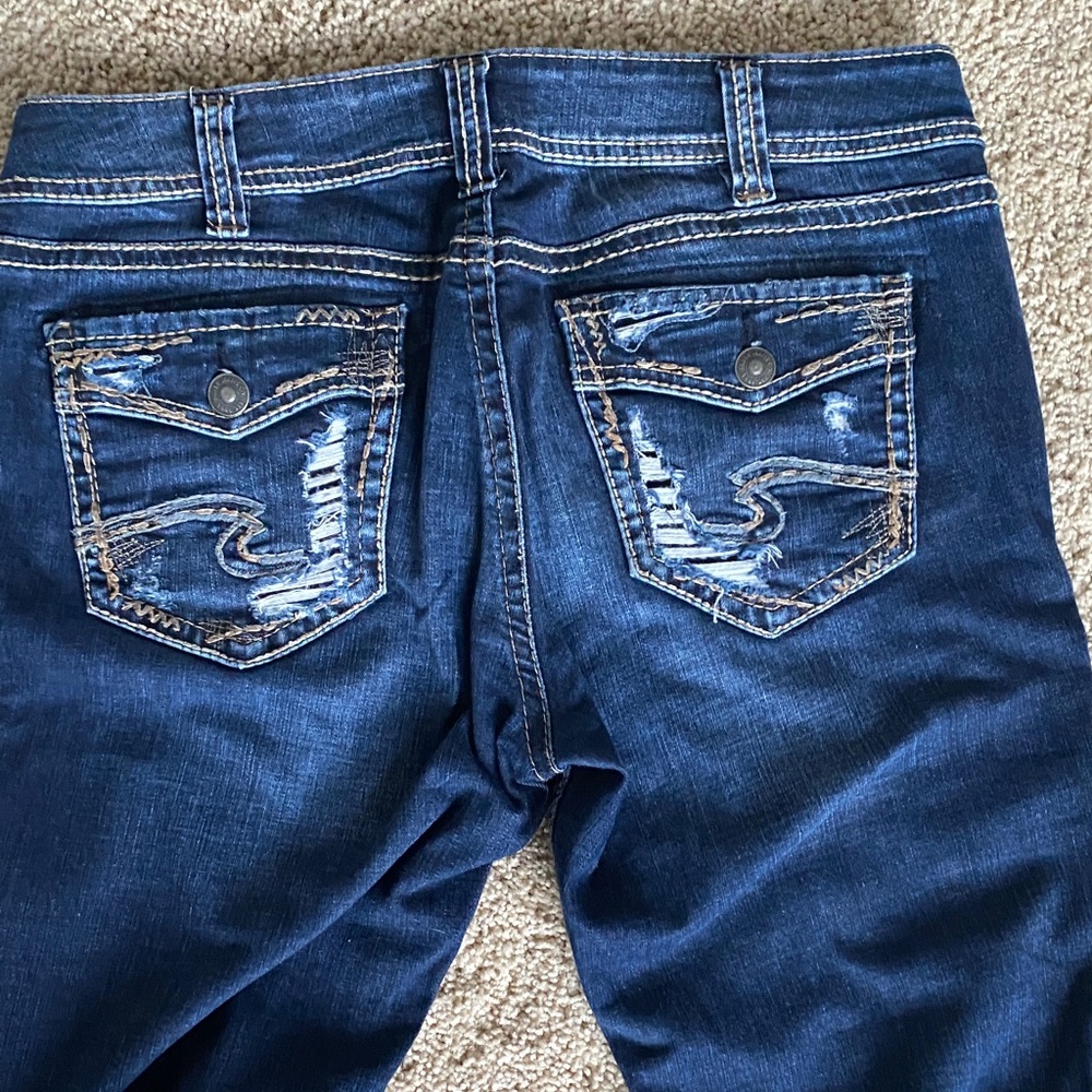Silver Suki Dark Blue Women's Jeans